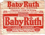 1930s Baby Ruth Candy Wrapper