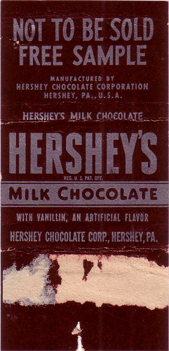 1950s Hershey Candy Wrapper