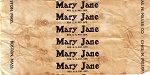 1960s Mary Jane Candy Wrapper