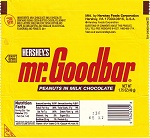 2005 Mr Goodbar Candy Wrapper