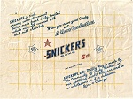 1940s Snickers Candy Wrapper