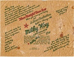 1939 Milky Way Candy Wrapper