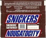 2008 Snickers Candy Wrapper