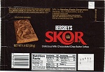 2002 Skor Candy Wrapper