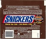 2002 Snickers Candy Wrapper