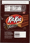 2005 Kit Kat Coffee Candy Wrapper