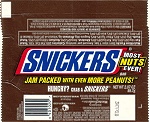 2003 Snickers Candy Wrapper