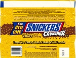 2003 Snickers Cruncher Candy Wrapper