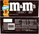 1997 M&M Candy Wrapper