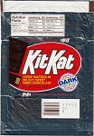 2002 Kit Kat Dark Candy Wrapper