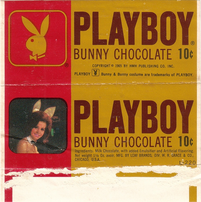 1965 Playboy Candy Wrapper