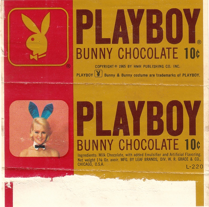 1965 Playboy Candy Wrapper