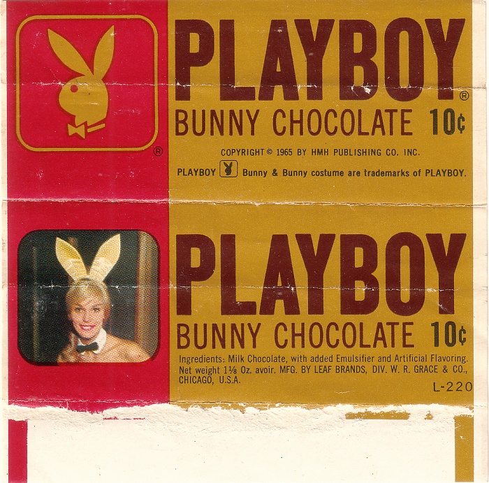 1965 Playboy Candy Wrapper