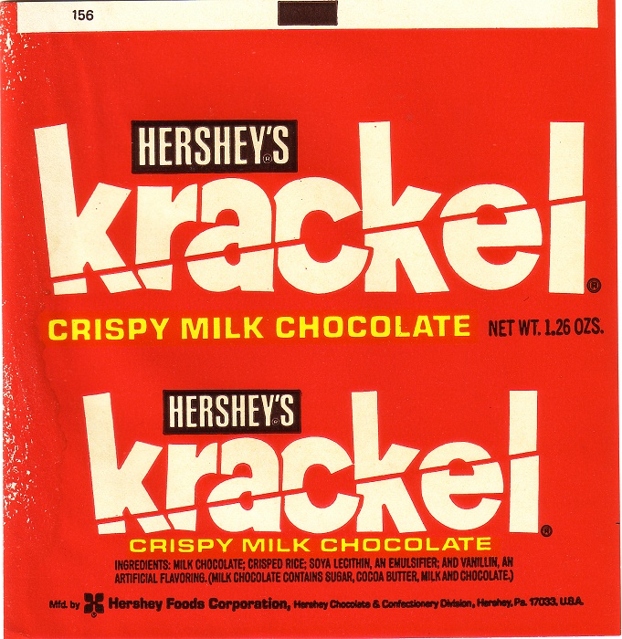1970s Krackel Candy Wrapper