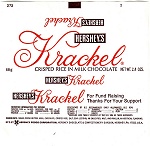 1978 Krackel Candy Wrapper