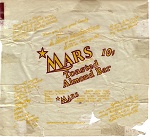 1950s Mars Candy Wrapper