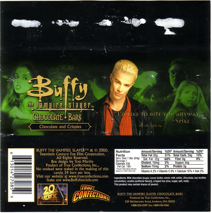 2000 Buffy Candy Wrapper