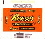 1970s Reeses Candy Wrapper