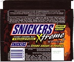 2007 Snickers Xtreme Candy Wrapper