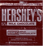 1960s Hershey Candy Wrapper