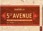 1940s 5th Avenue Candy Wrapper