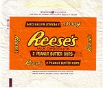 1980s Reeses Candy Wrapper