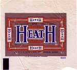 1950s Heath Candy Wrapper